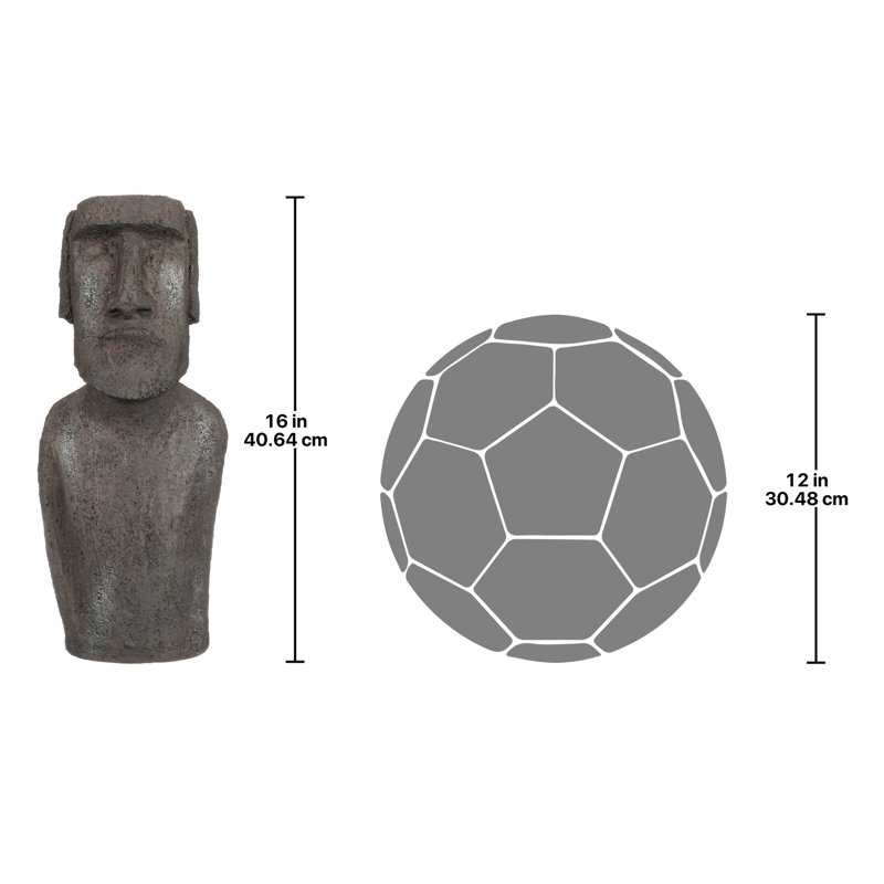Design Toscano Moai Statue Osterinsel - Schreibtisch Dekoration Ahu Akivi